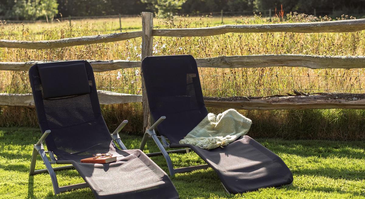 Relax and listen to the sounds of the birds, with  good book in hand.