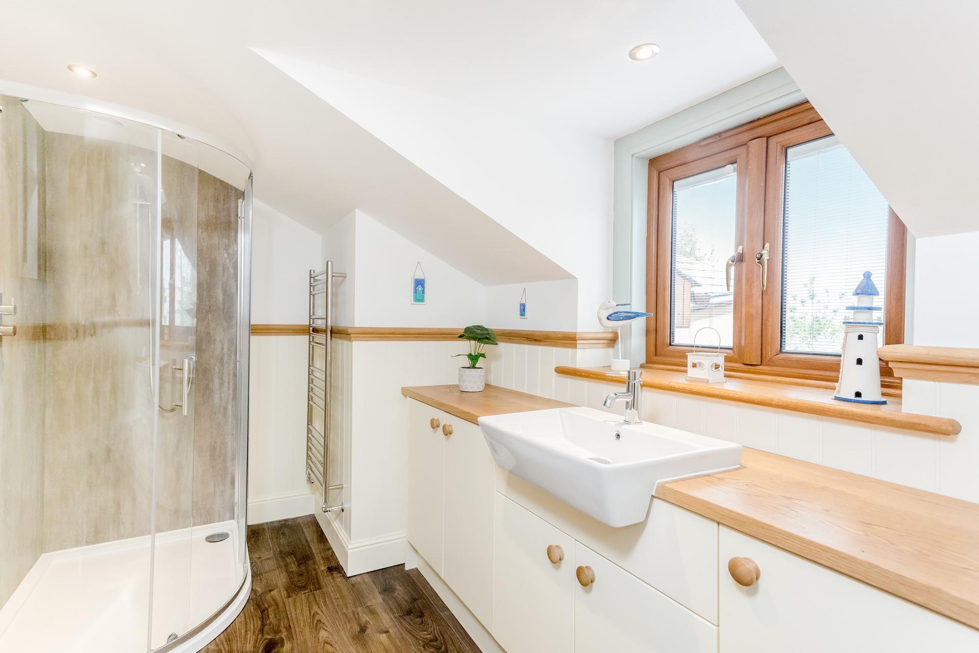 Spend the day on the beach in Bude and wash off your sandy toes in the shower.