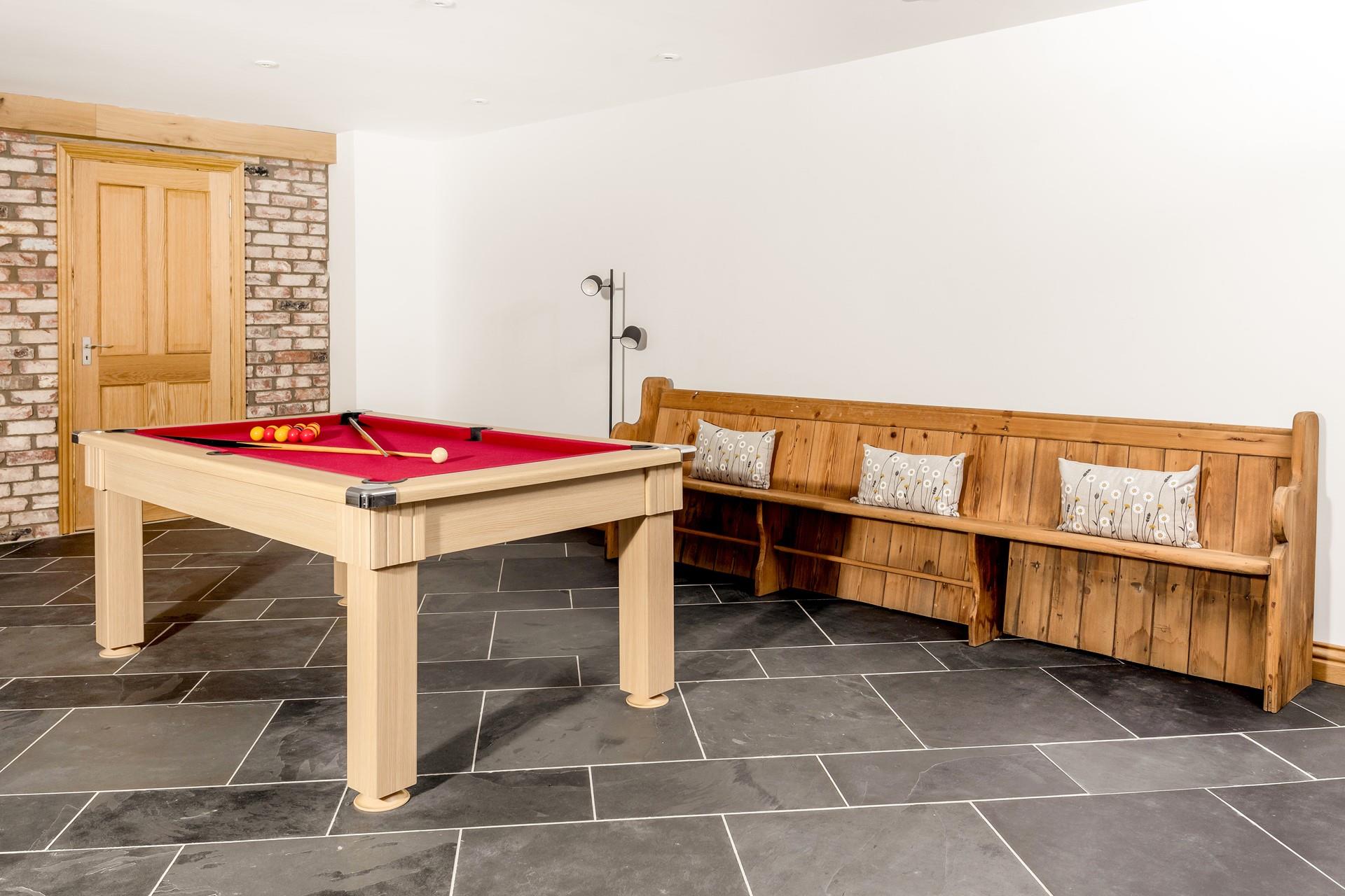 All ages will love the pool table!