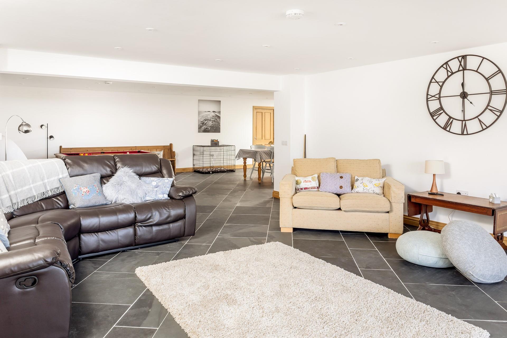 The living space is entirely open plan and perfect for spending time together as a family.