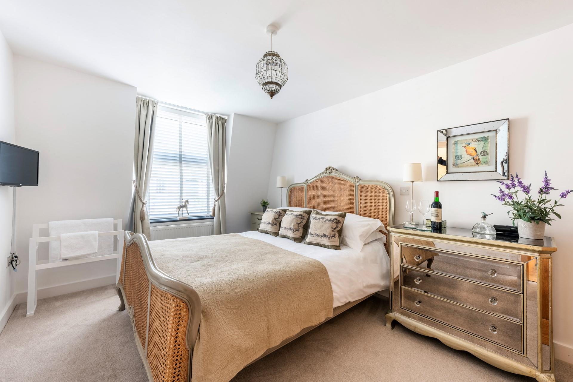 Bedroom 1 is luxuriously furnished, offering the ultimate in style and comfort.