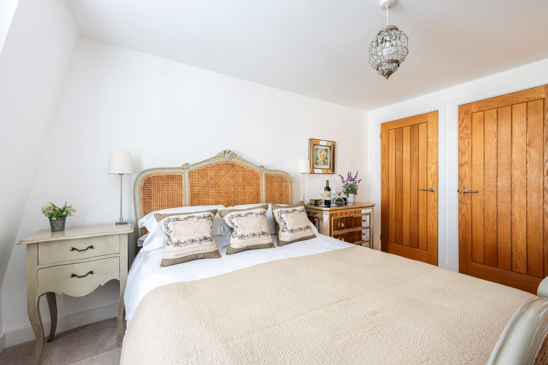 Soothing colours help you to relax and unwind before bed.