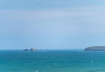 Take in the beautiful views of Godrevy Lighthouse.