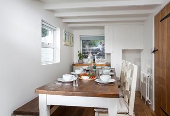 Gather the family together for a meal around the dining table.