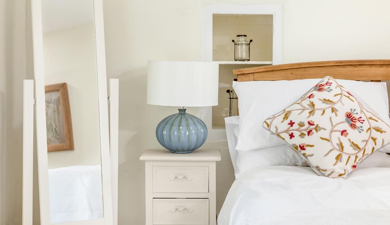 Discover quaint, rustic features throughout the cottage.