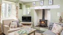 The charming country-chic cottage is full of character.