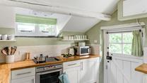 Cooking will be a delight in the countryside kitchen.