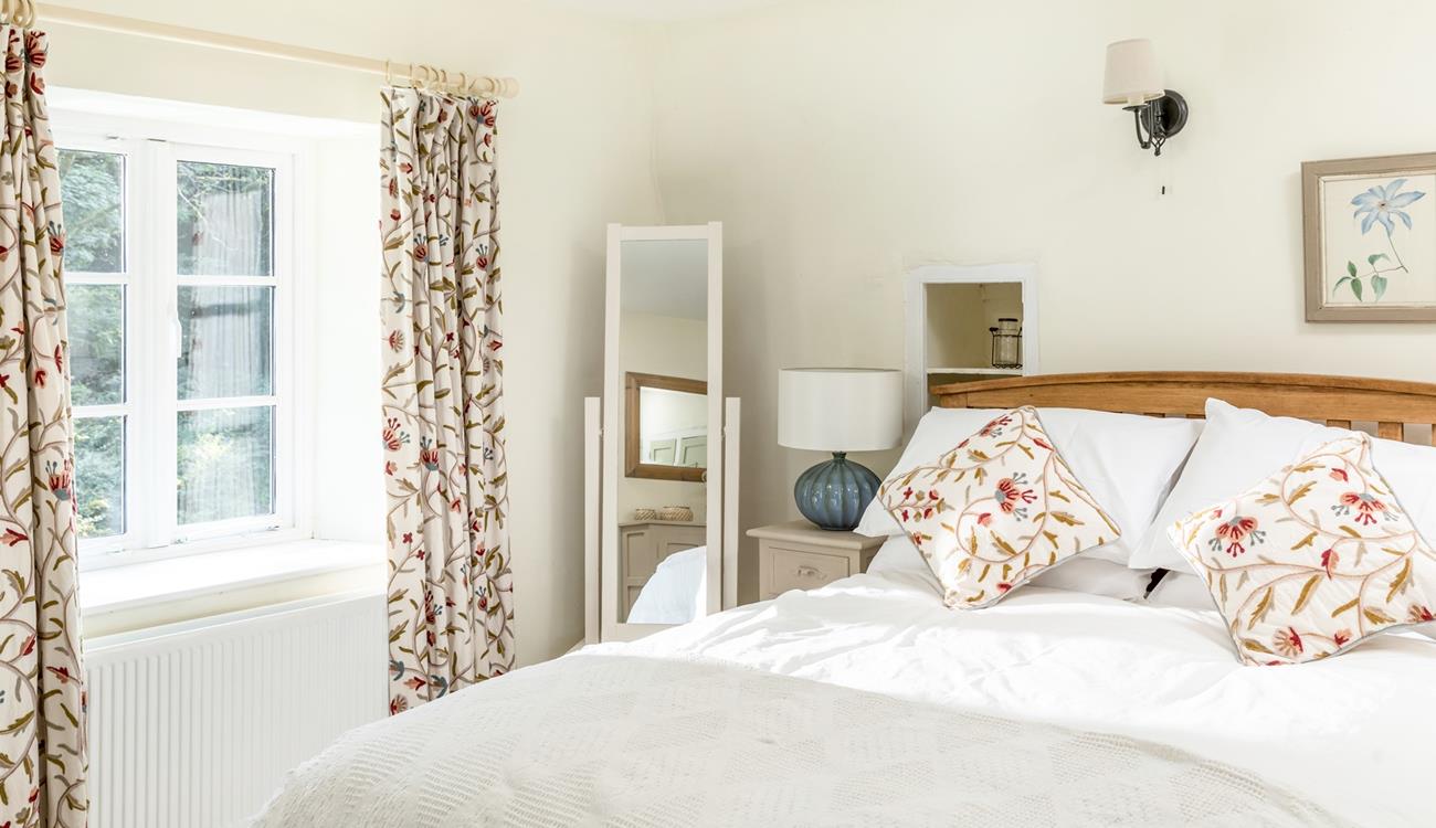 The three bedrooms mean this cottage has ample space for all the family.