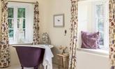 Opulent touches like the roll-top bath make your stay that extra bit special. - Thumbnail Image
