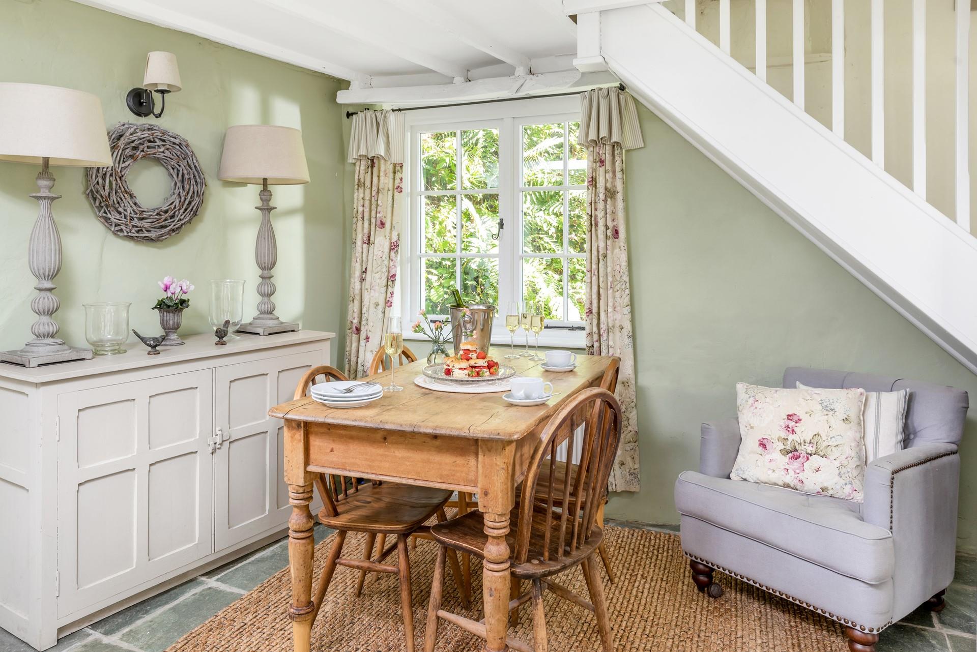Enjoy a classic Cornish cream tea in the surrounds of this charming cottage.