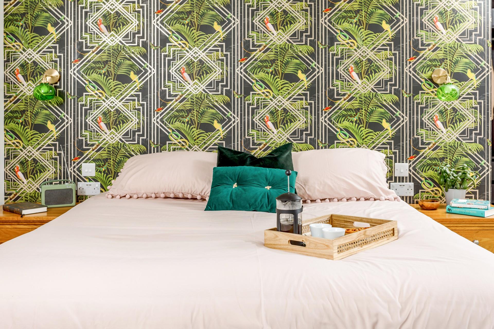 Start the day with a fresh pot of coffee in bed.