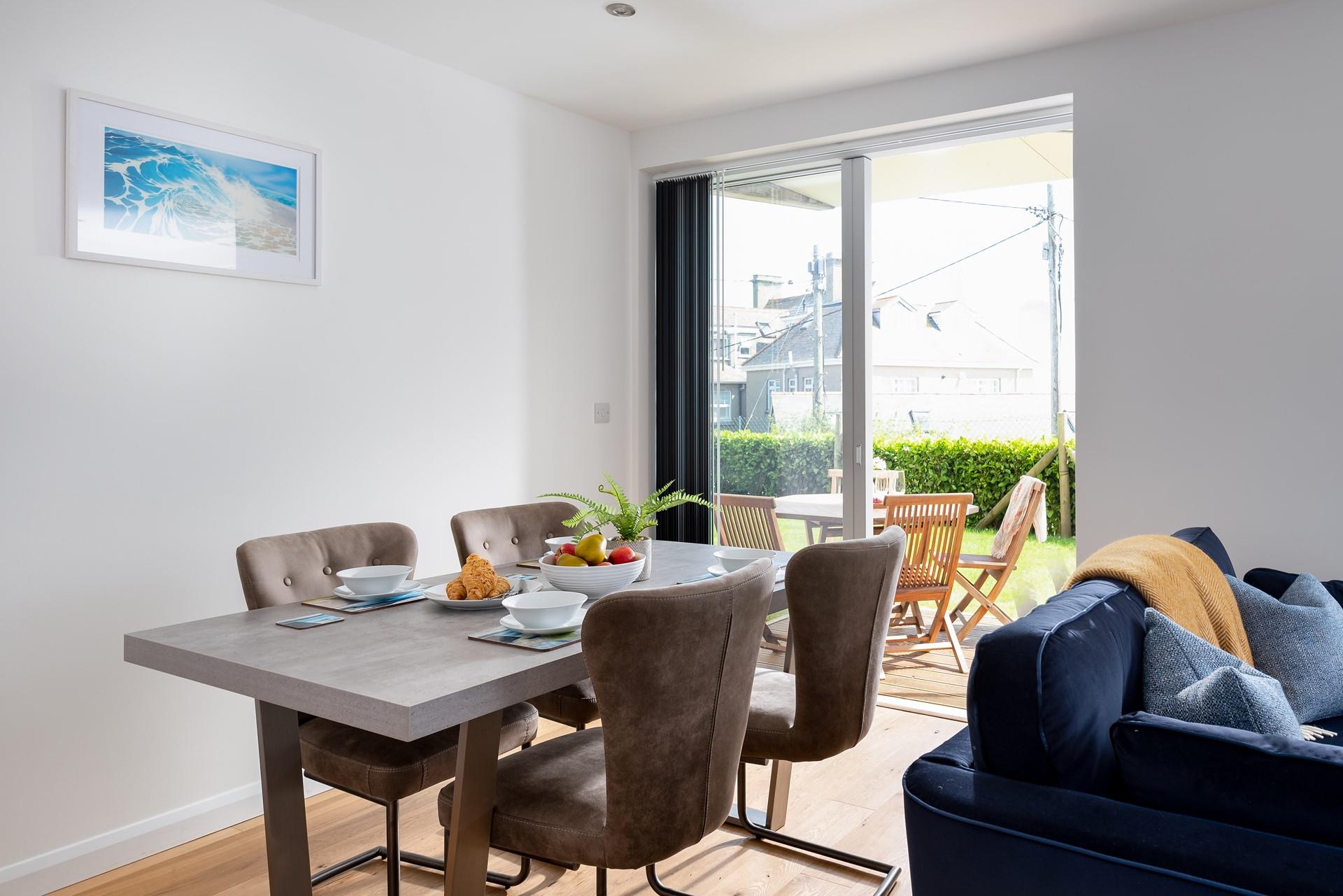 Eat breakfast soaking up the sun out on the patio and plan the day's adventure.