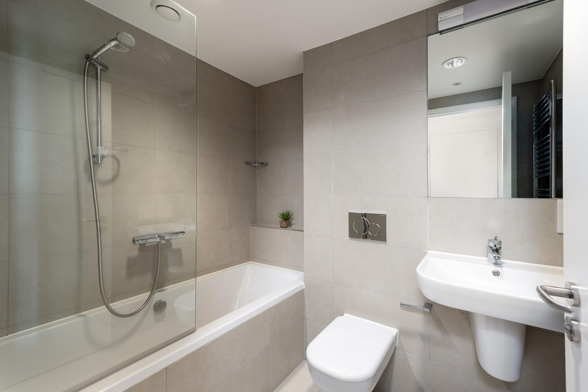 Unwind with a relaxing soak in your tub.