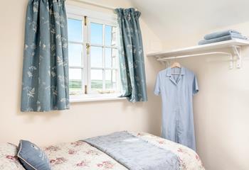 Wake up to stunning rolling countryside views.