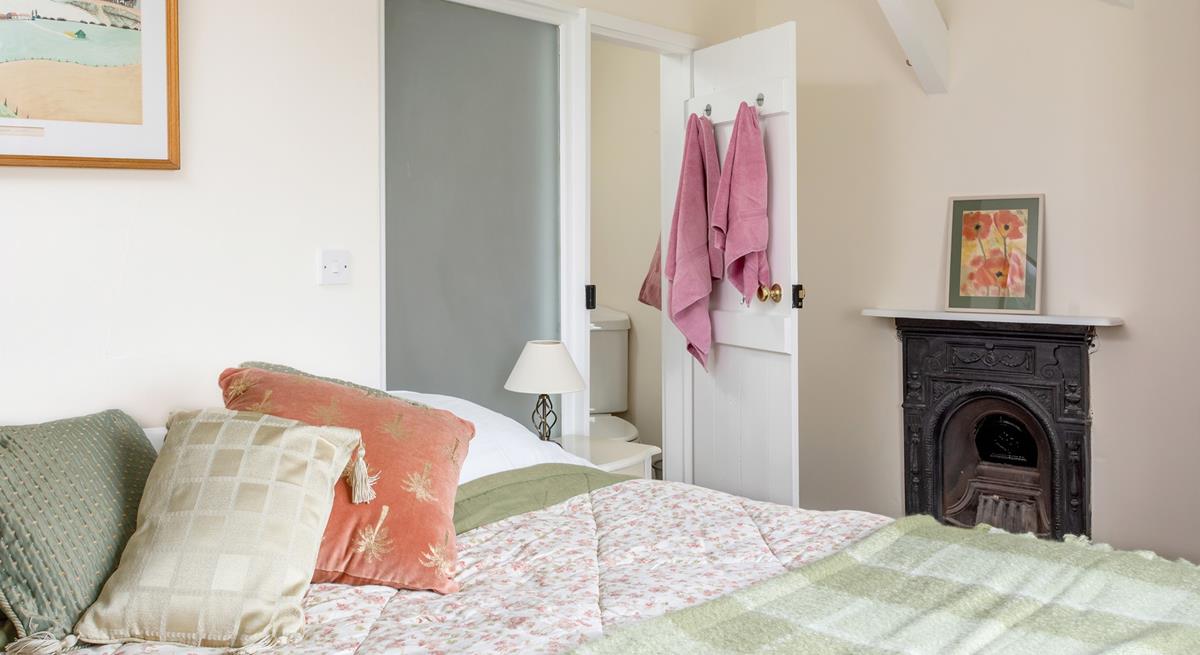 Wash off sandy toes and tuck into the soft sheets.