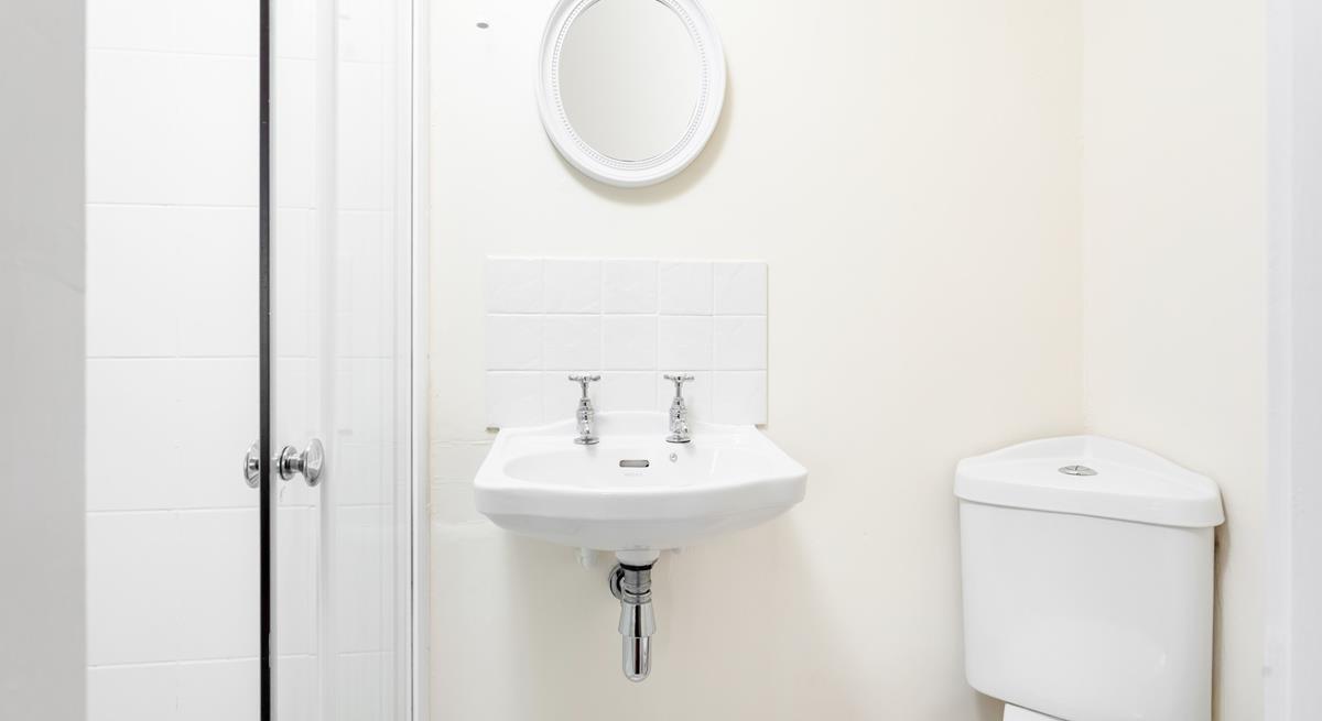 Get ready for the day in the en suite shower room.