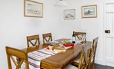 Sit around the dining table and tuck into local Cornish produce. - Thumbnail Image