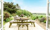 Enjoy the fresh air and countryside views in the garden in the afternoon sun. - Thumbnail Image