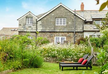 Lay on the loungers in the leafy garden soaking up the afternoon sun with your favourite drink in hand.