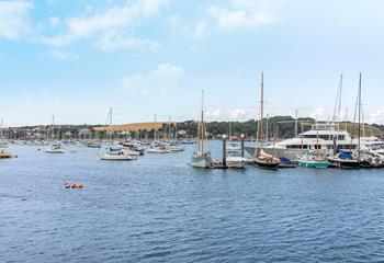 Take a pleasure boat cruise around the Fal Estuary.