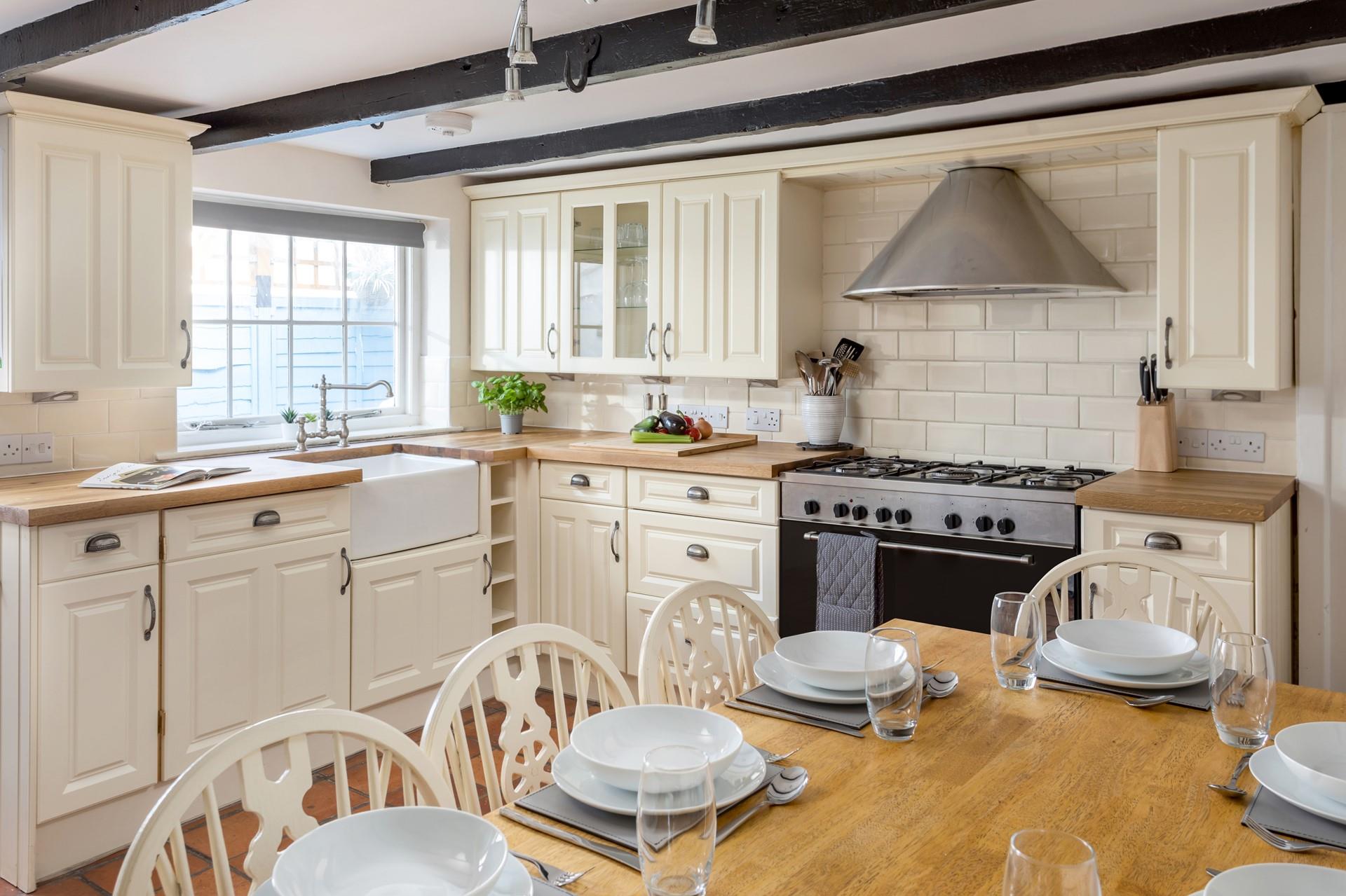 Cook up a feast in the kitchen and sit around the dining table planning your next days adventures. 