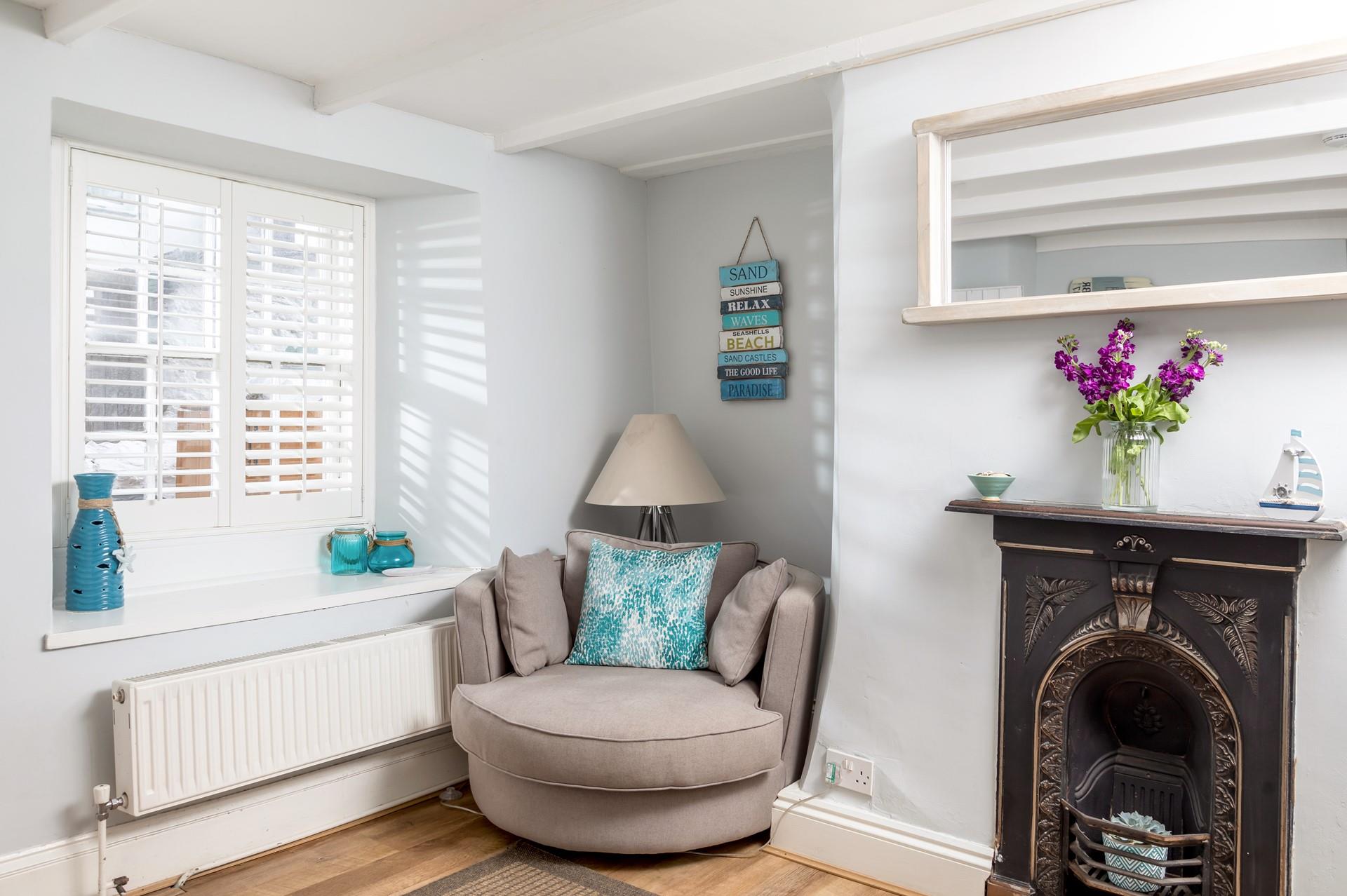 Step into the welcoming entrance of this traditional fisherman's cottage.