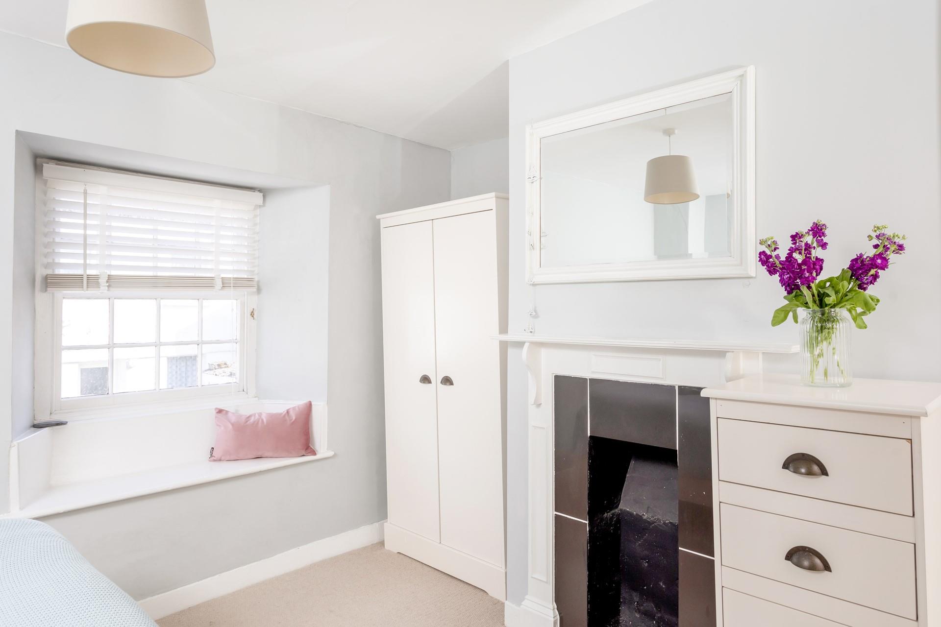 Relax in the window seat with a good book.