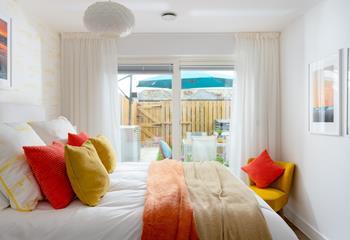 Cosy up for a good night's sleep in the super comfortable beds, with bedroom 1 on the ground floor.