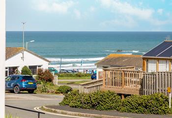 Take the short walk to Widemouth Bay beach for a day on the sand.