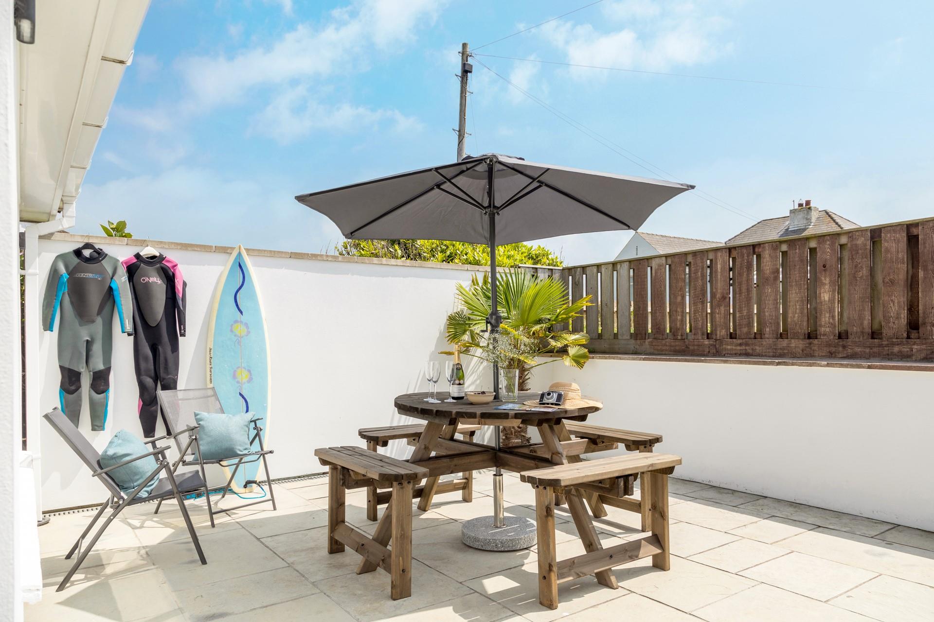 Pour yourself a glass of wine to sip as the sun goes down.