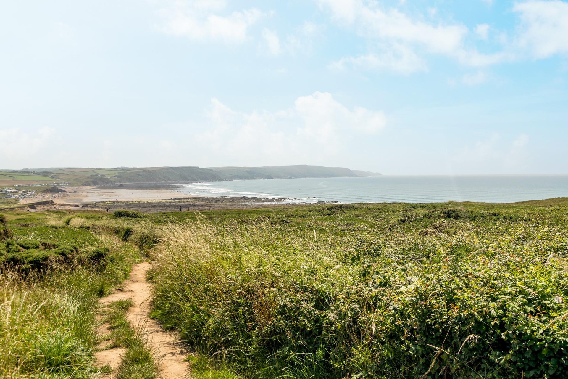 Ramble the South West Coast Path, taking in the breathtaking cliff-top views.