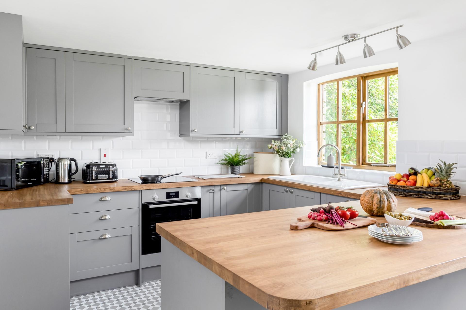 Cook up a family dinner in the kitchen.