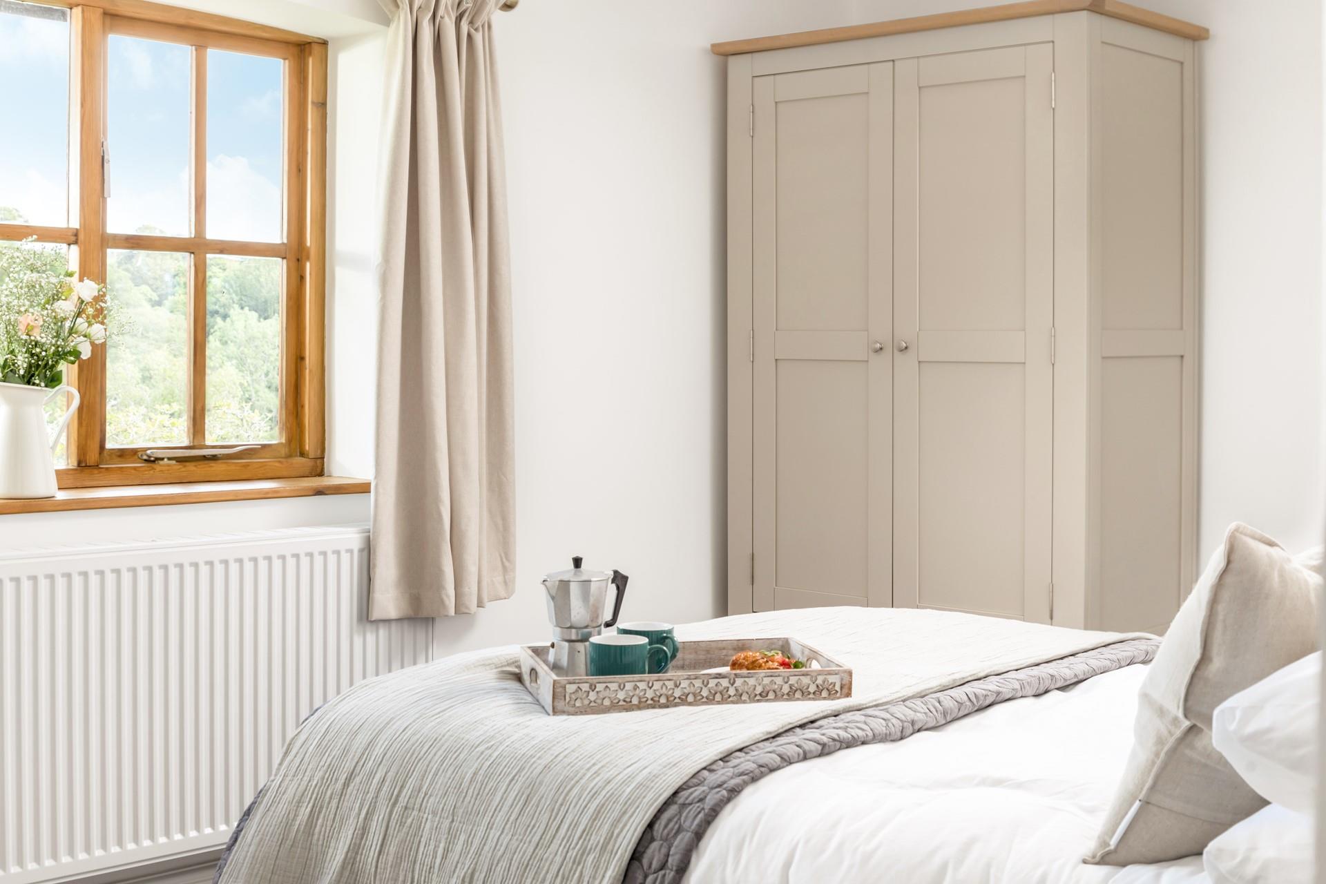 Wake up to the sounds of the birds singing from outside your window.