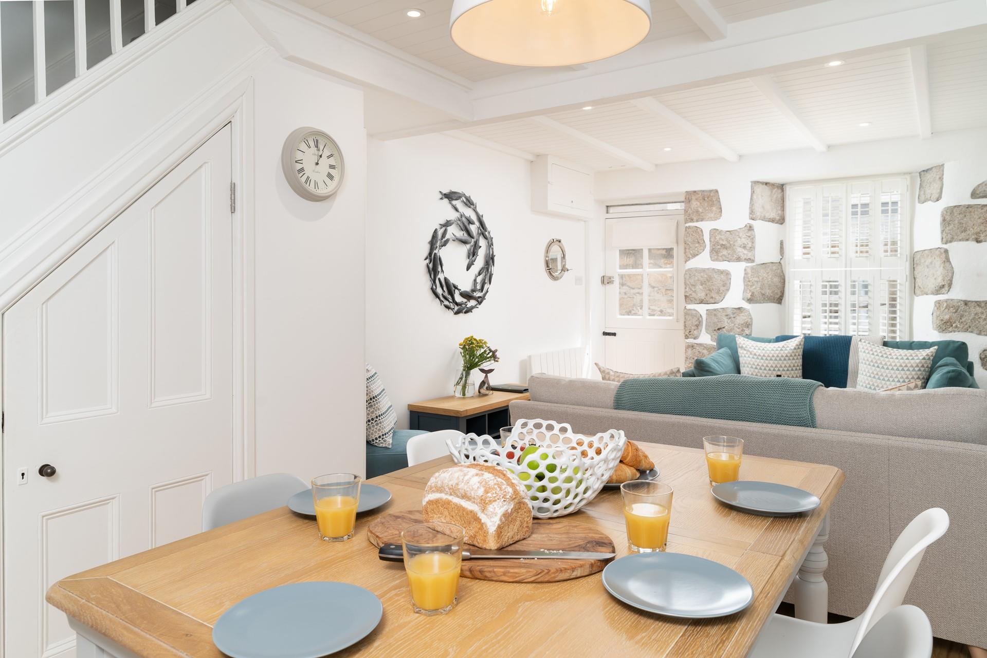 Indulge in a hearty breakfast of fresh pastries to set yourself up for the day.