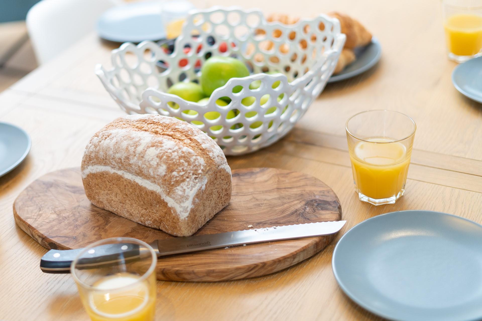 Fresh local bread can be bought from the bakery in town.