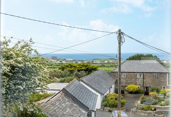 Nestling in this pretty hamlet with spectacular views.