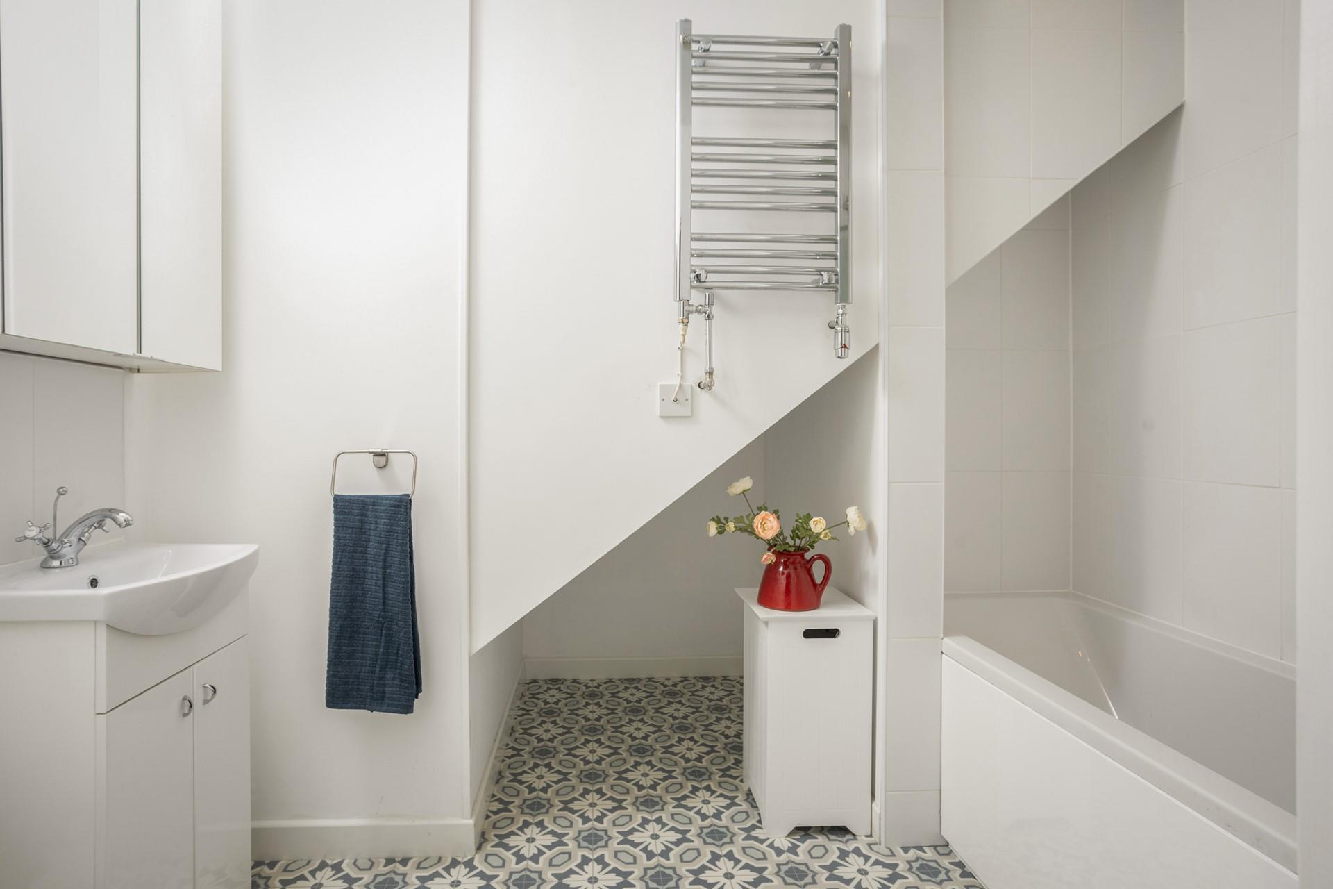 Enjoy a relaxing bath after a day of rambling around the coast.