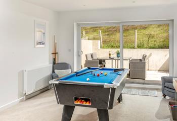 The games room will keep everyone entertained!