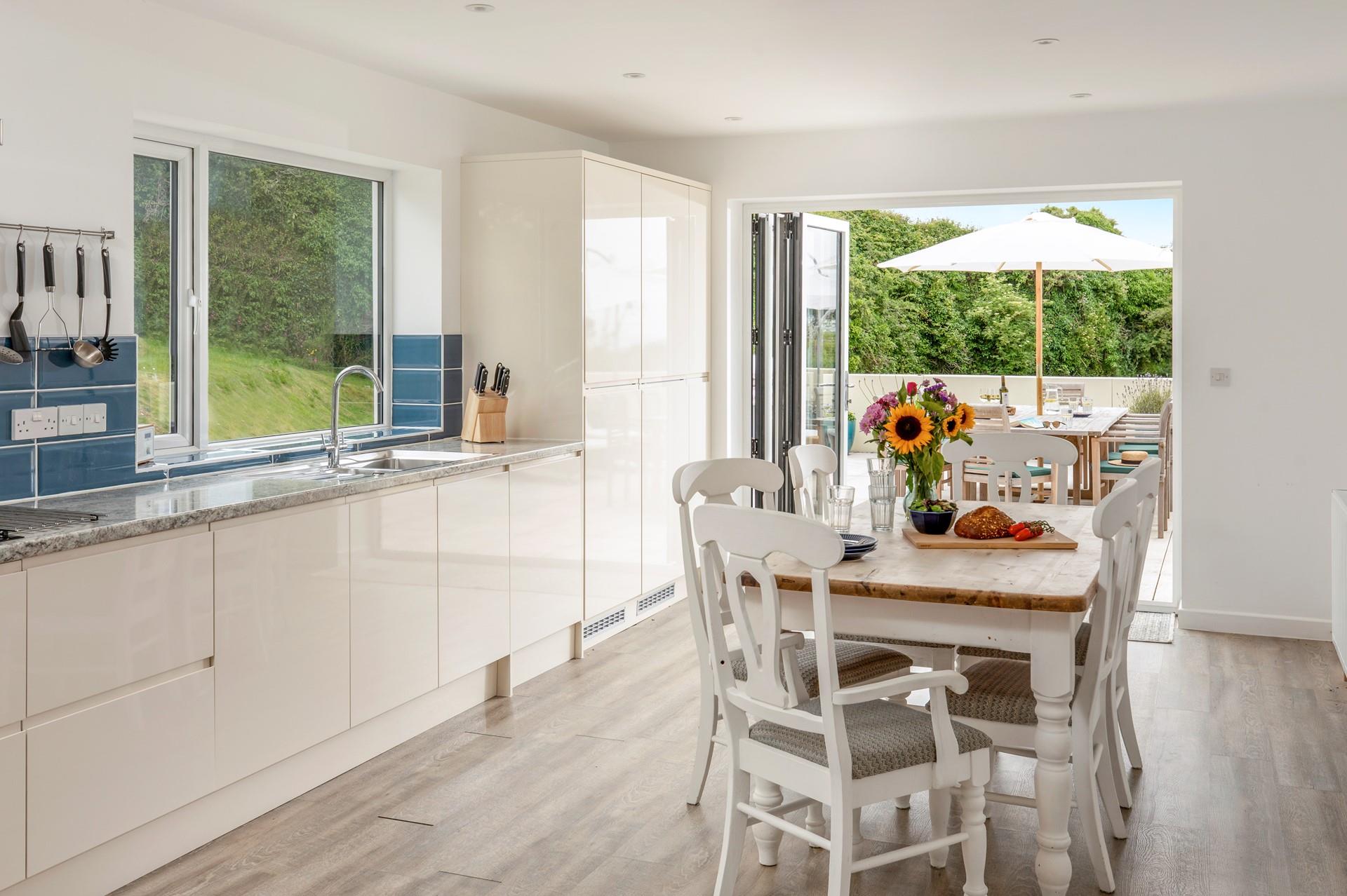 Gather around the kitchen table and start planning the next day's adventure.