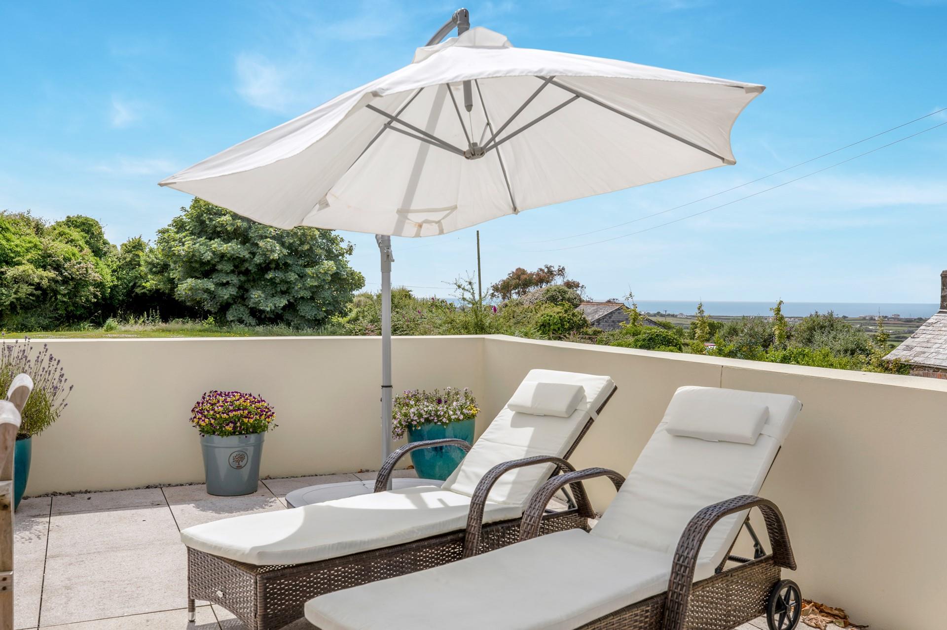 Relax on the comfortable loungers and soak up the sun.