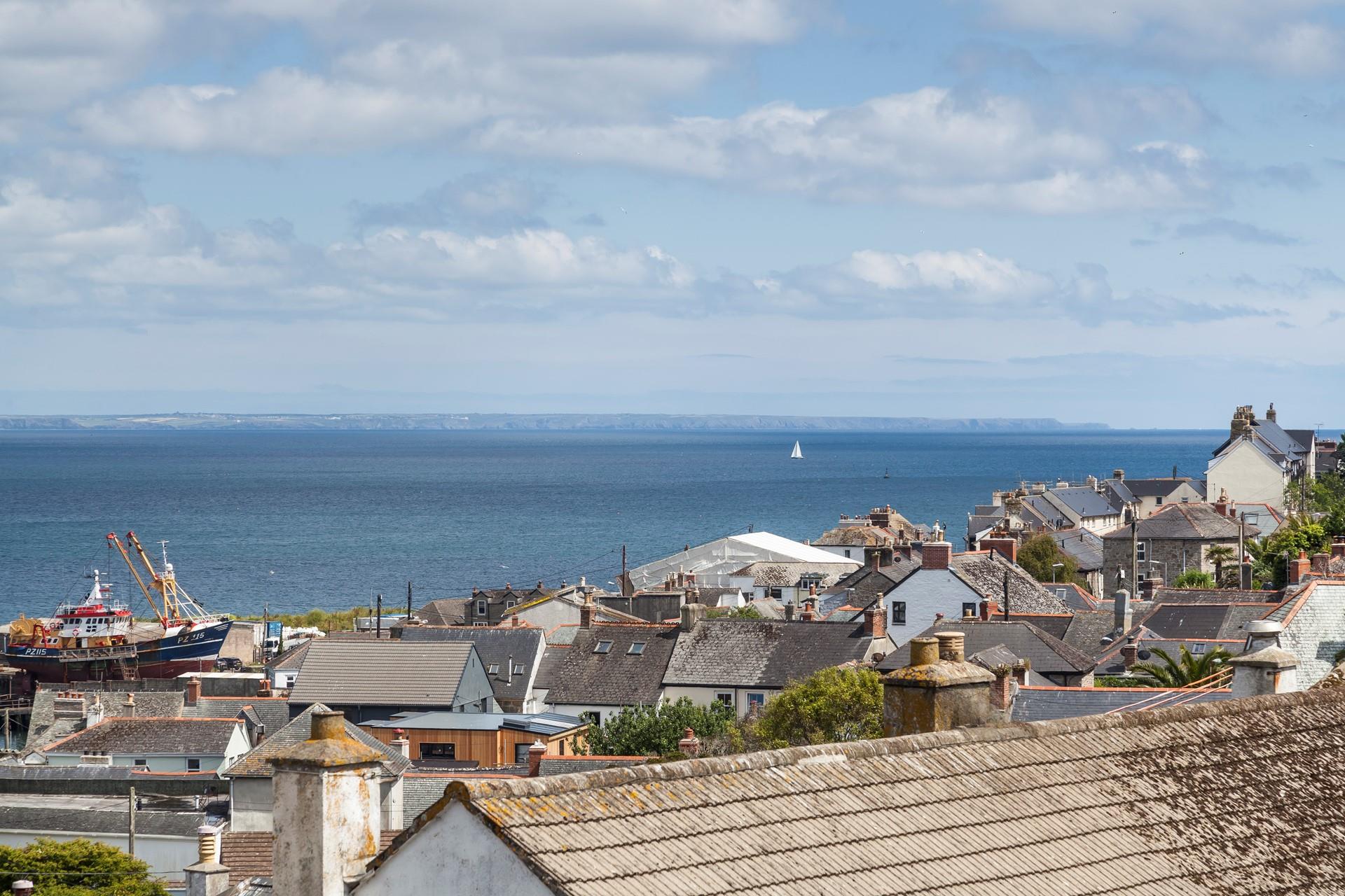 Spot a lonely sailing boat or the incredible views over to The Lizard on a clear day.