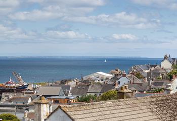 Spot a lonely sailing boat or the incredible views over to The Lizard on a clear day.