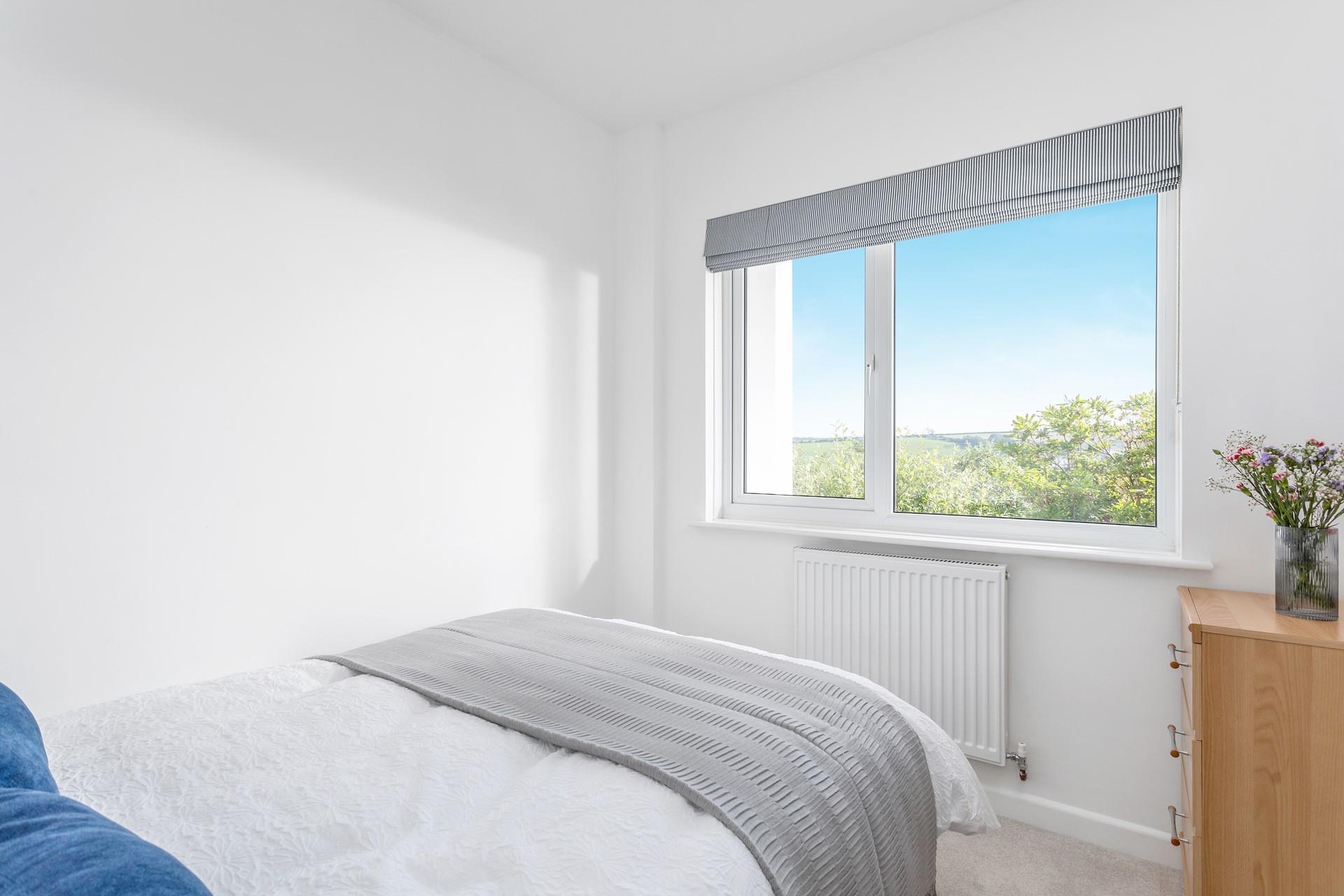 Wake up and open the blinds to views of the village and surrounding countryside.