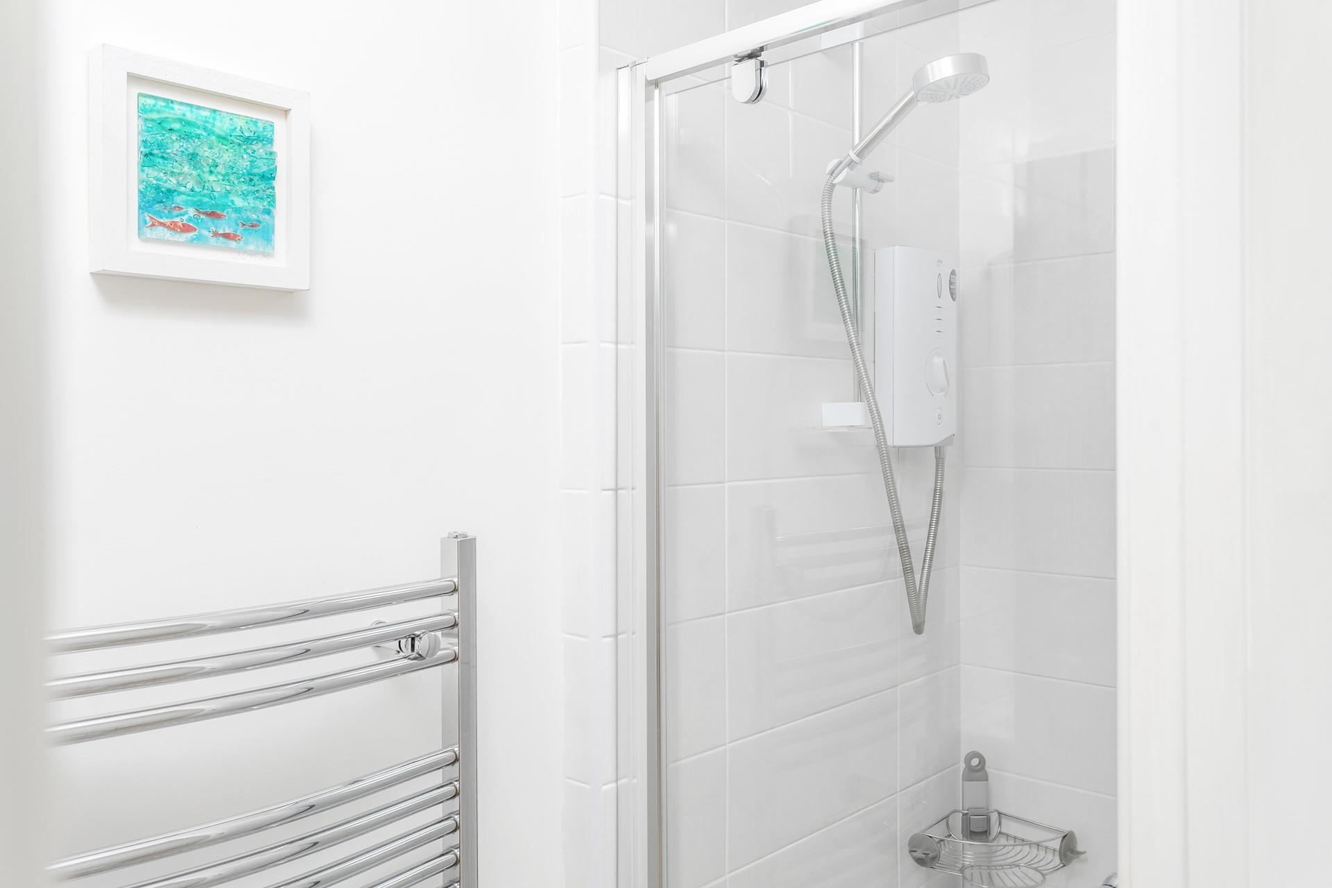 Wash off the sand after a day spent relaxing on the beach.