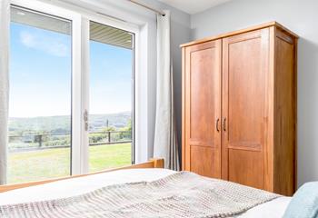 Enjoy views for as far as the eye can see from your cosy bed. 