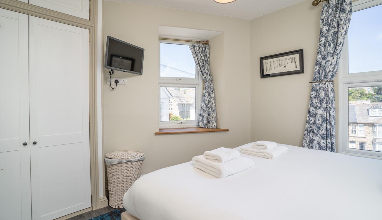 Winter evenings can be spent watching your favourite TV in bed.