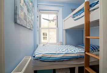 The kids will love sleeping in the quirky bunk beds. 