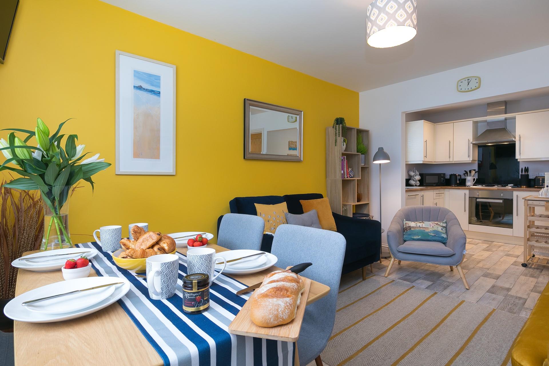 Start the day off with warm buttery pastries.