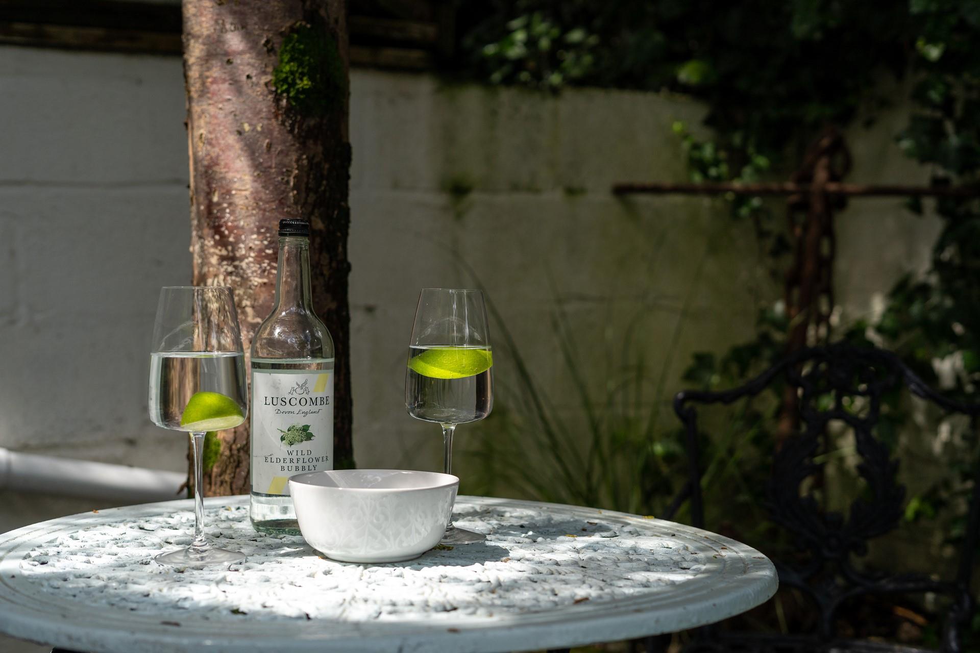 Enjoy a Cornish cream tea in your garden.