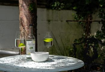 Enjoy a Cornish cream tea in your garden.